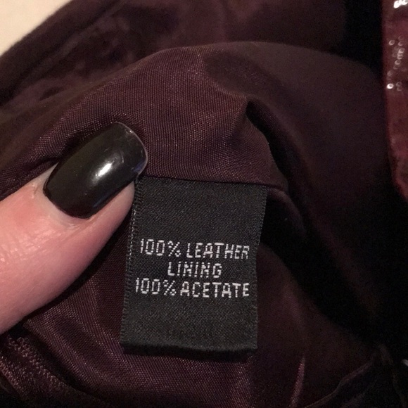 Ellen Tracy Leather Skirt - Picture 6 of 7